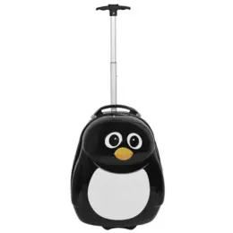 Kids Luggage Bag Penguin Front